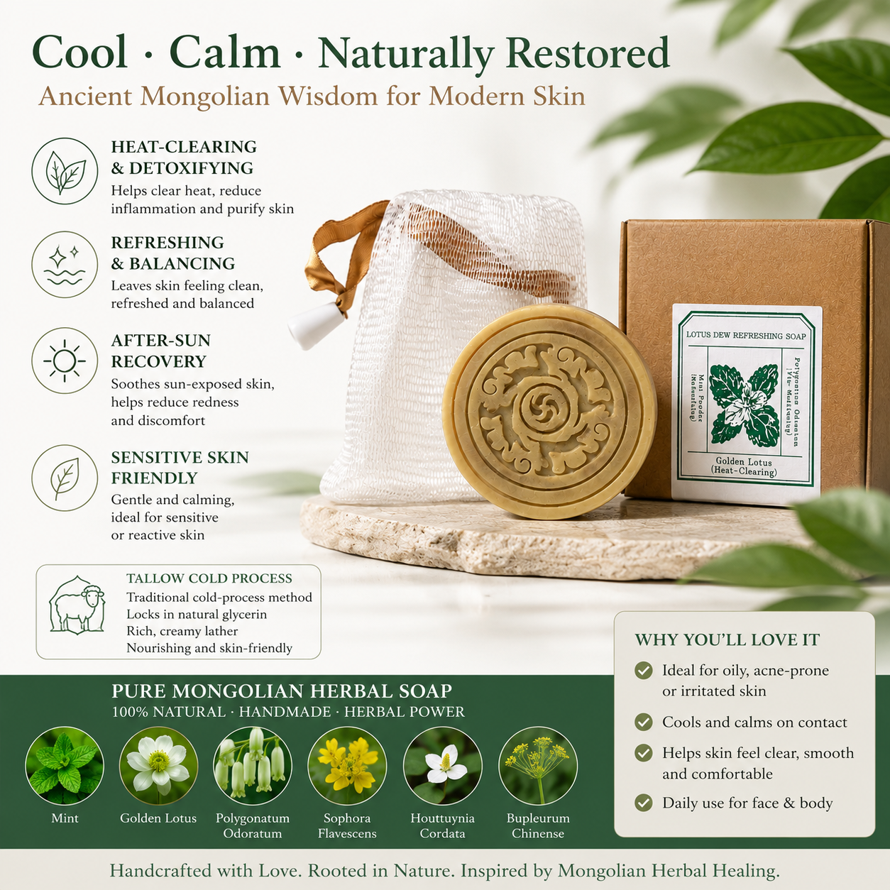 LOTUS DEW REFRESHING SOAP