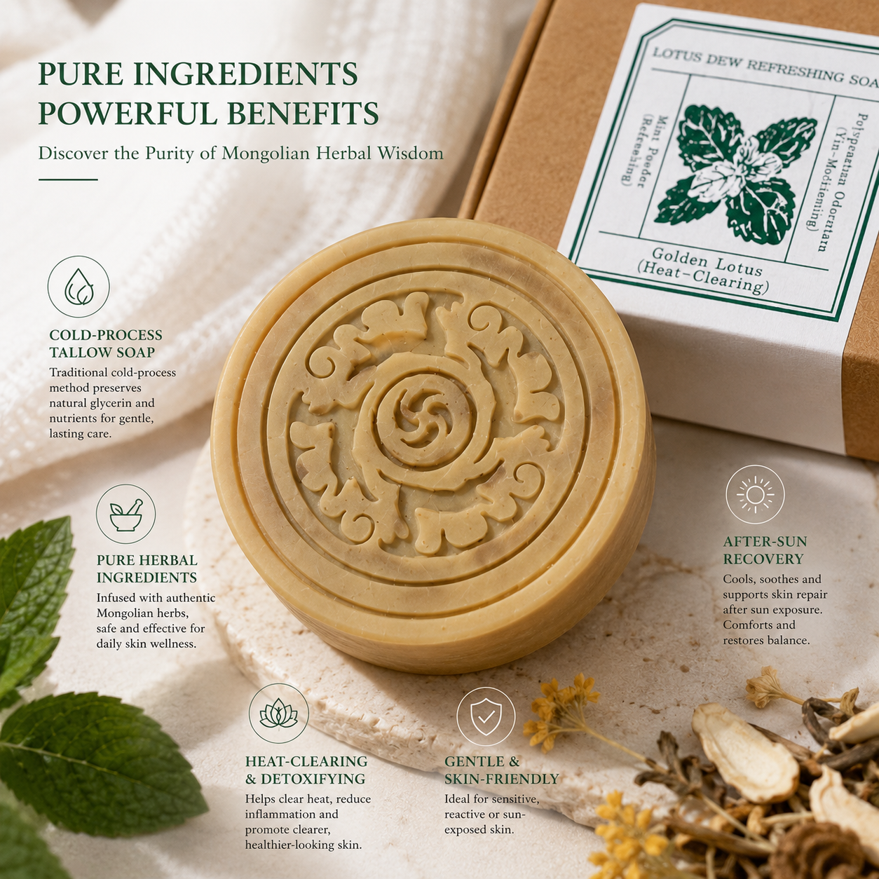 LOTUS DEW REFRESHING SOAP