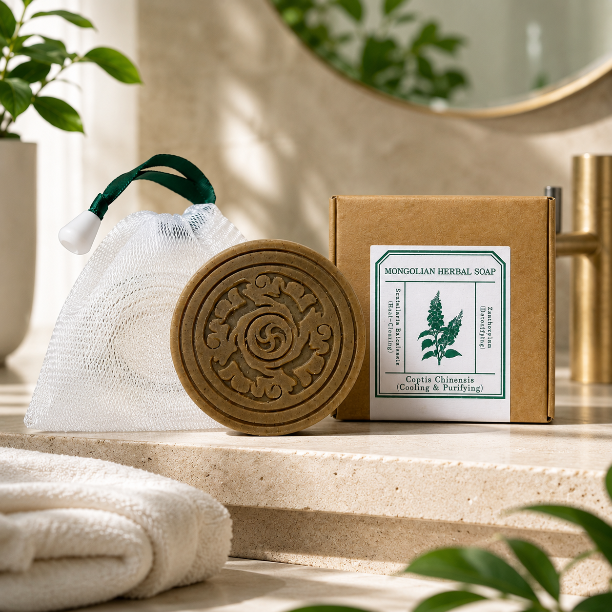 MONGOLIAN HERBAL SOAP