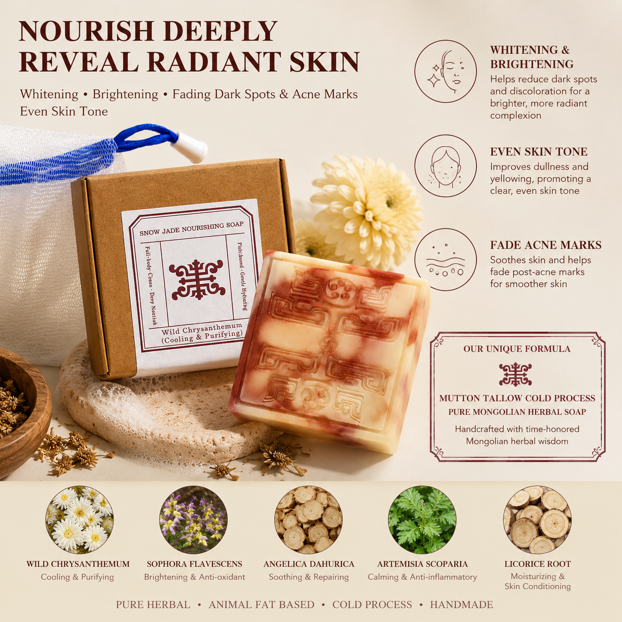 SNOW JADE NOURISHING SOAP