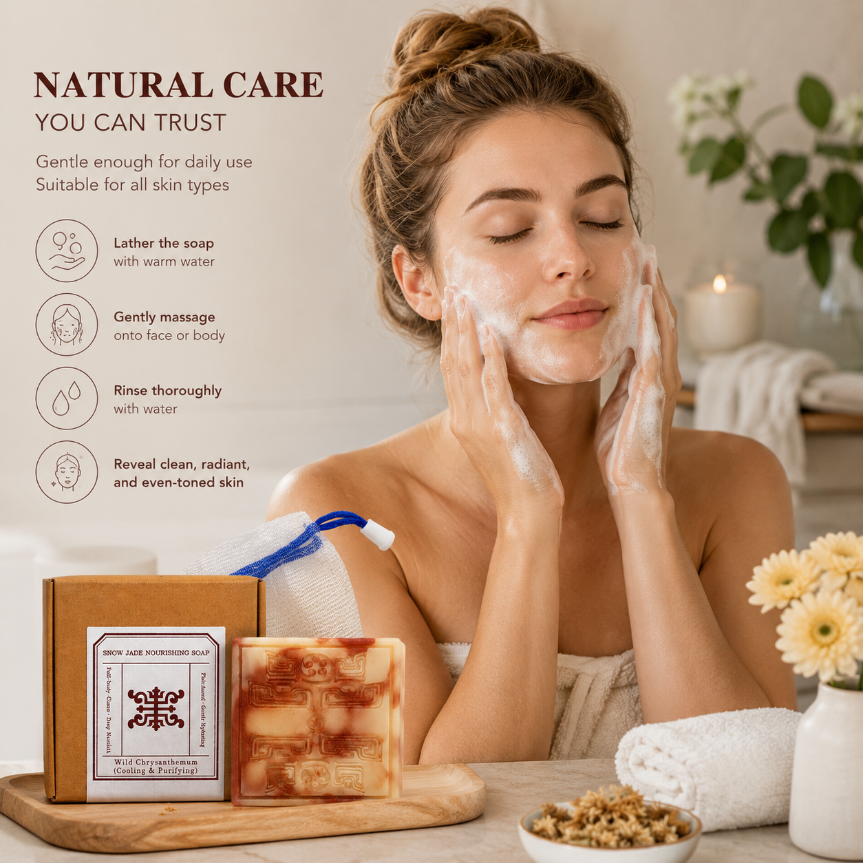 SNOW JADE NOURISHING SOAP
